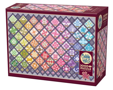 Four Square Quilt Blocks - 2000 Pieces image 0